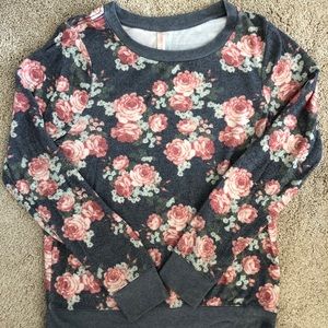 Floral sweater
